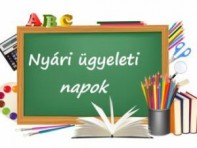 Nyári ügyeleti rend